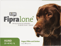 FIPRALONE 268 mg Lsg.z.Auftropf.f.große Hunde