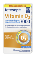 TETESEPT Vitamin D3 7.000 Wochendepot Filmtabl.
